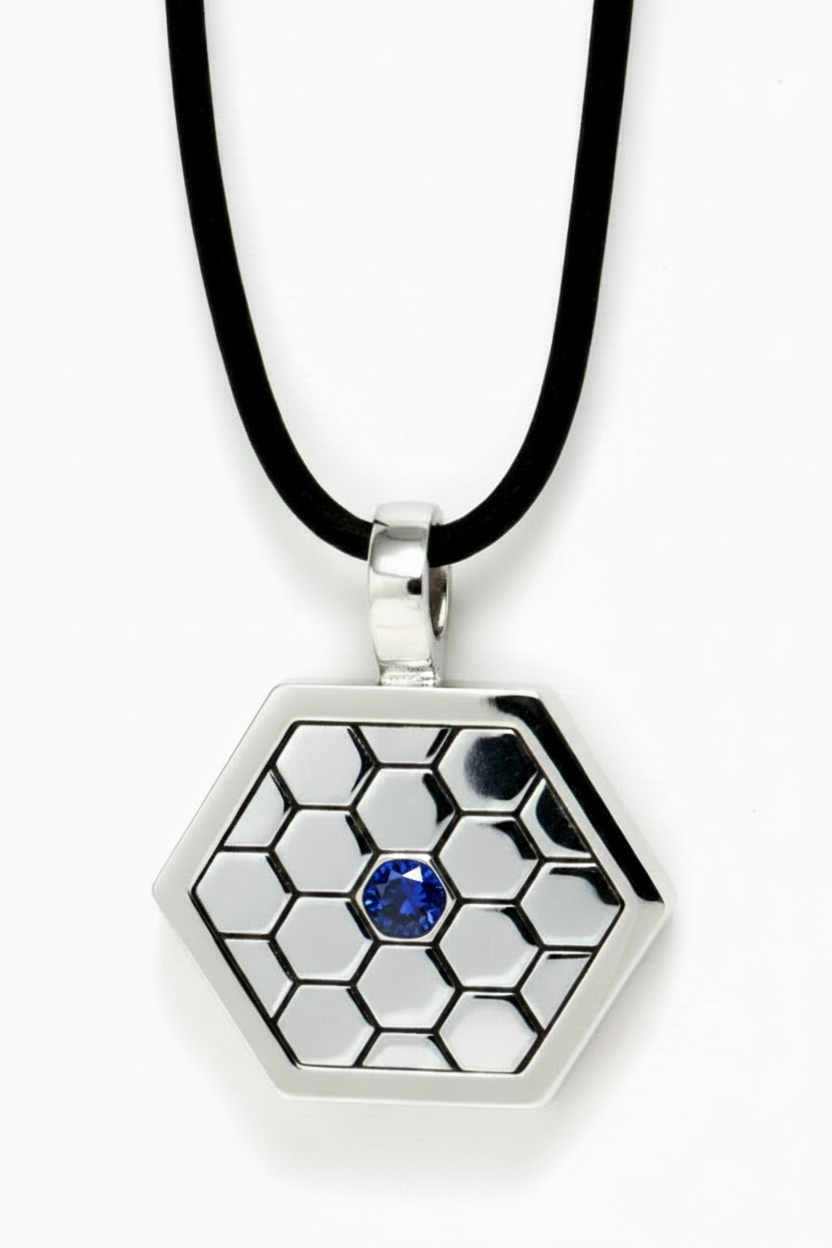Ciondolo Esagono 9 Kt Ob-og-or - Rif. 606