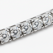 Load image into Gallery viewer, Natural white diamond tennis bracelet