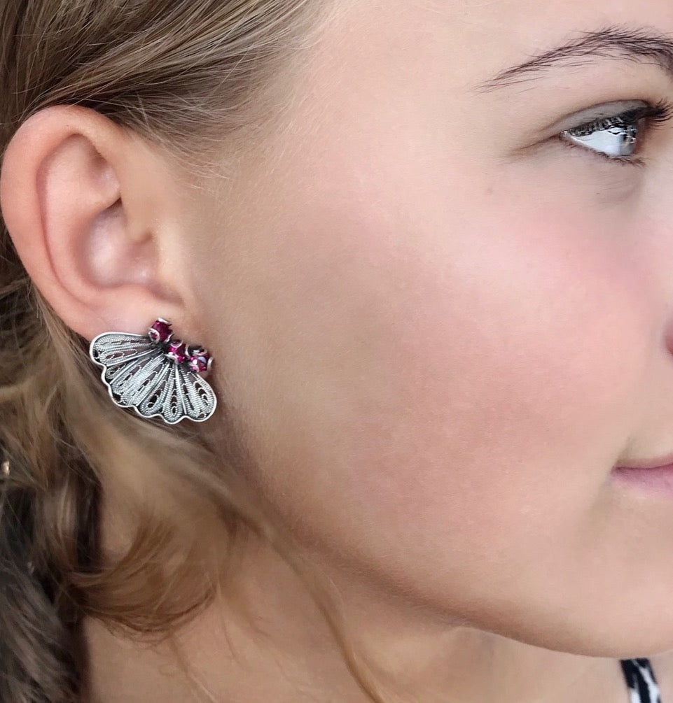 Filigree earrings E5277