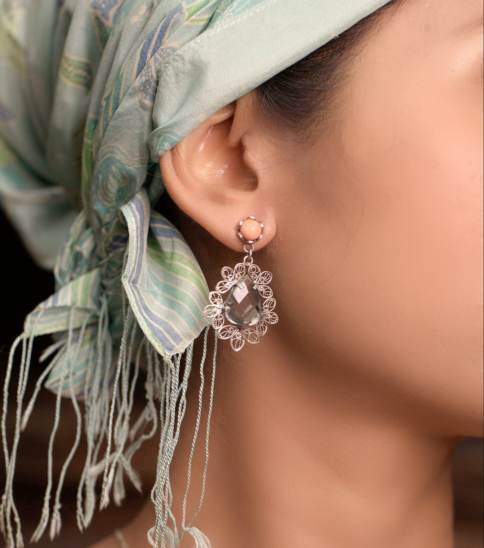 Filigree earrings E5337
