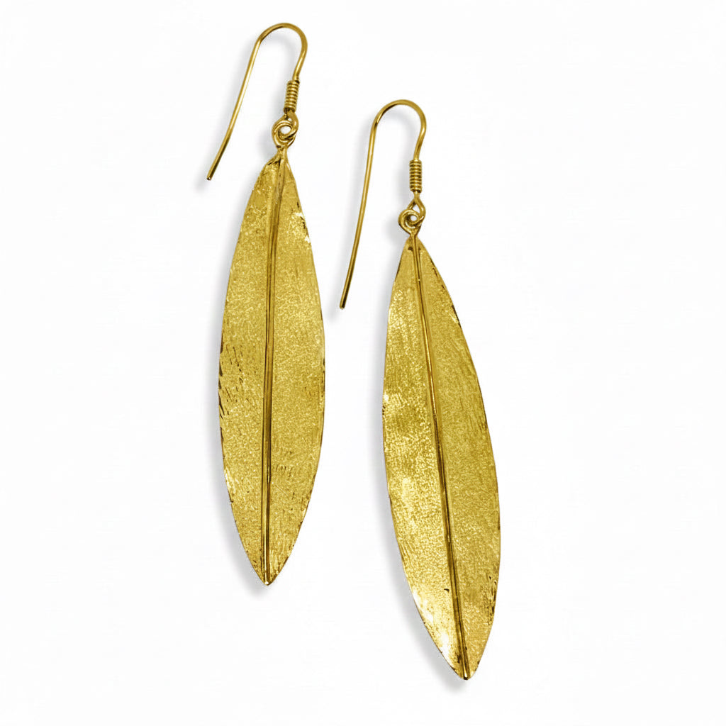 Olive Leaf Earrings