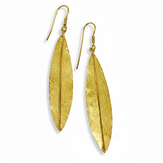 Orecchini foglia Ulivo - Leaf Earrings