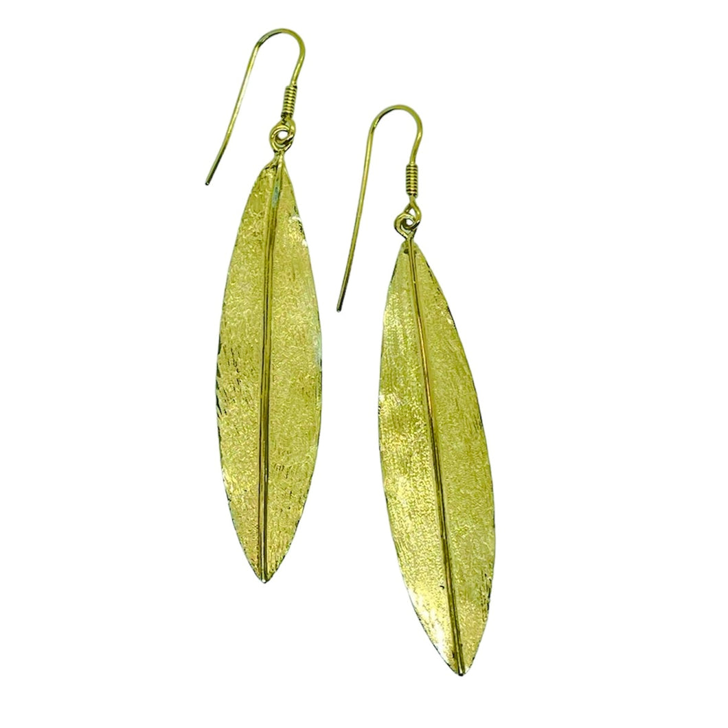 Orecchini foglia Ulivo - Leaf Earrings
