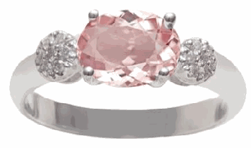 Anelli Morganite Ovale- Ottagonale - Rif. 88