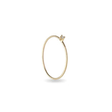 Carica l&#39;immagine nel visualizzatore di Gallery, Anello solitario con diamante naturale ct 0,02
