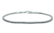 Carica l&#39;immagine nel visualizzatore di Gallery, Bracciale Tennis di 100 diamanti neri tot. 0,69 ct
