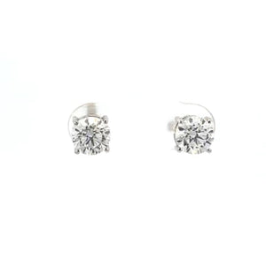 Orecchini punto luce 1,2 ct D color
