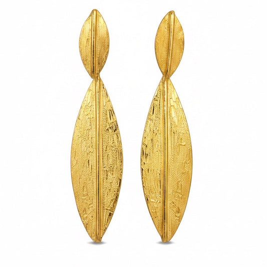 Orecchini foglia Ulivo - Leaf Earrings Small