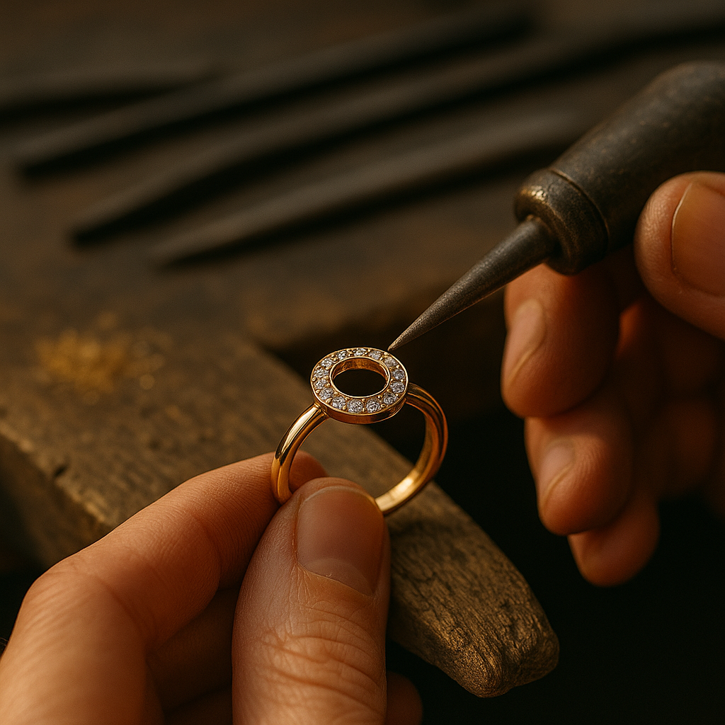 Immagine del modello ma non necessariamente  riferita alla caratura e dimensione dell’anello in questione.