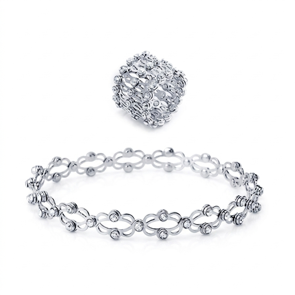 Transformable Ring Bracelet - in 925 silver