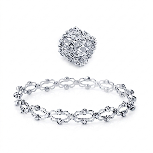 Bracciale Anello trasformabile - in argento 925