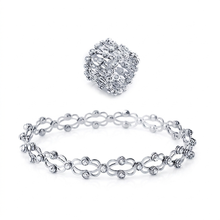 Carica l'immagine nel visualizzatore di Gallery, Bracciale Anello trasformabile - in argento 925
