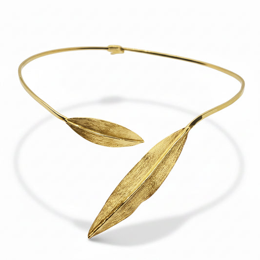 Collier Foglie d'Ulivo - Leaf Necklace