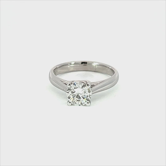 Anello Solitario Yuki con diamante naturale ct 0,50