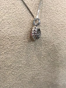 pendente oro 18 kt con Rubino E Diamanti