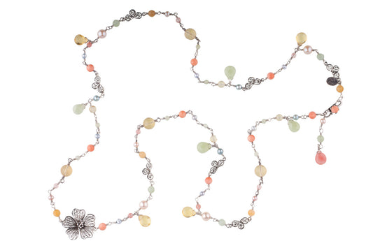 Collana lunga in Filigrana C5372 Yvone Christa