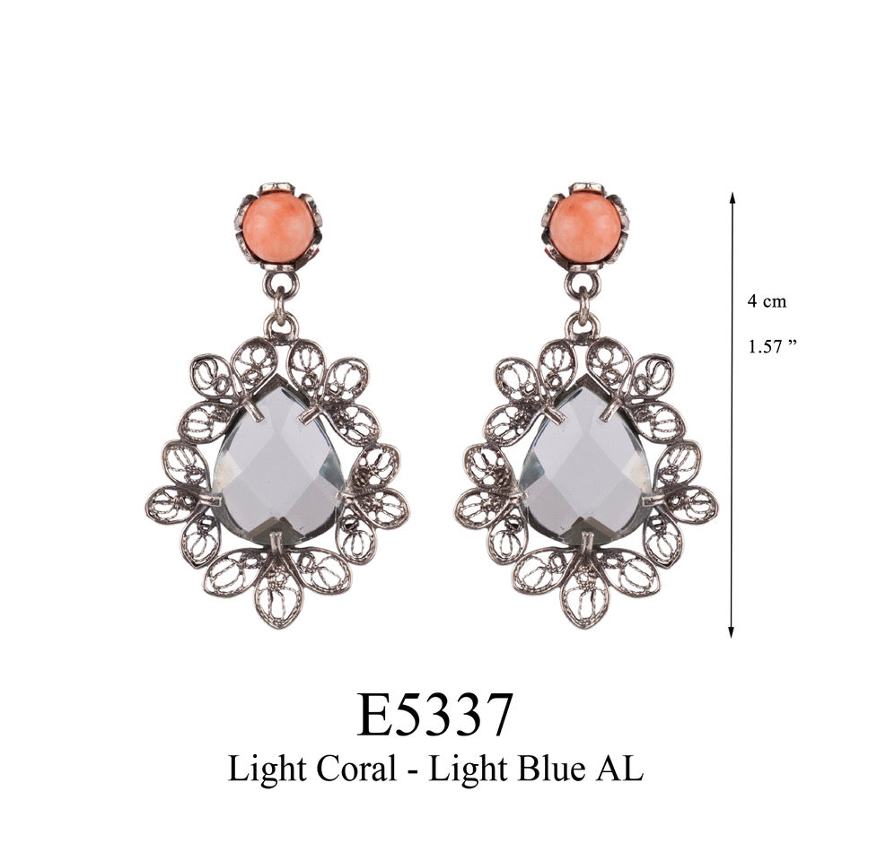 Filigree earrings E5337