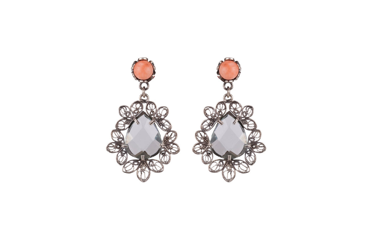 Filigree earrings E5337