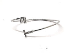Carica l&#39;immagine nel visualizzatore di Gallery, Bracciale oro bianco con iniziali
