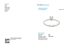 Carica l&#39;immagine nel visualizzatore di Gallery, Anello Solitario con diamante ct 0,50
