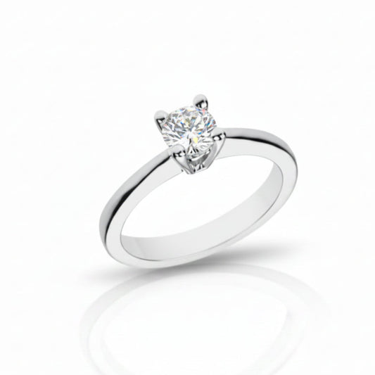 Anello Solitario con diamante ct 0,50